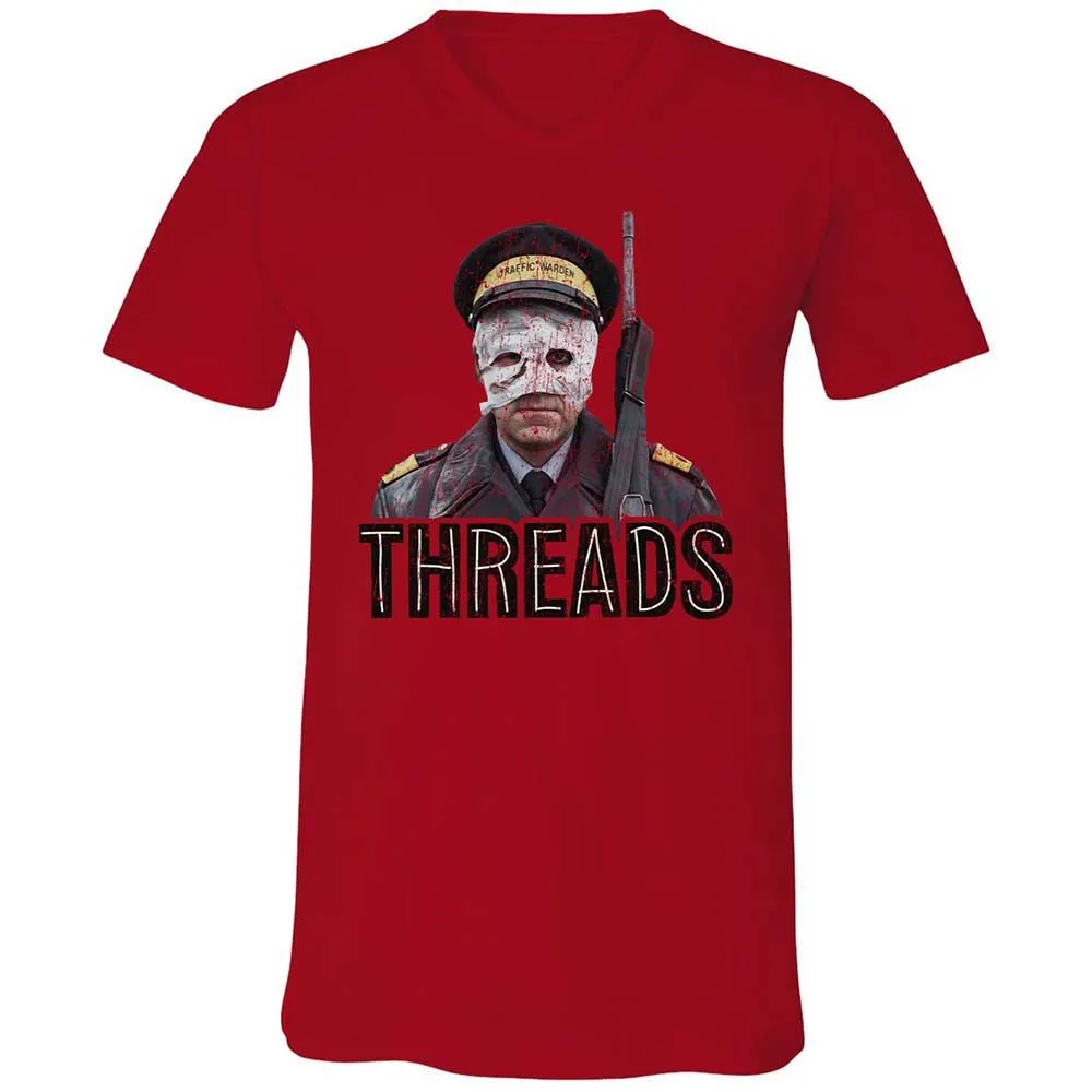 Unisex V-Neck T-Shirt - BMDM164U - Red - 5
