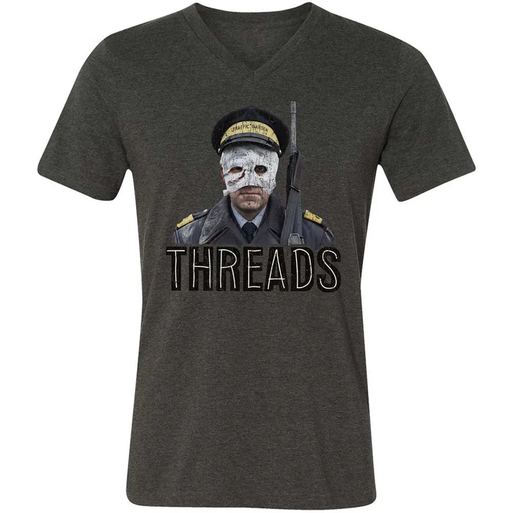 Unisex V-Neck T-Shirt - BMDM164U - Dark Grey Heather - 8