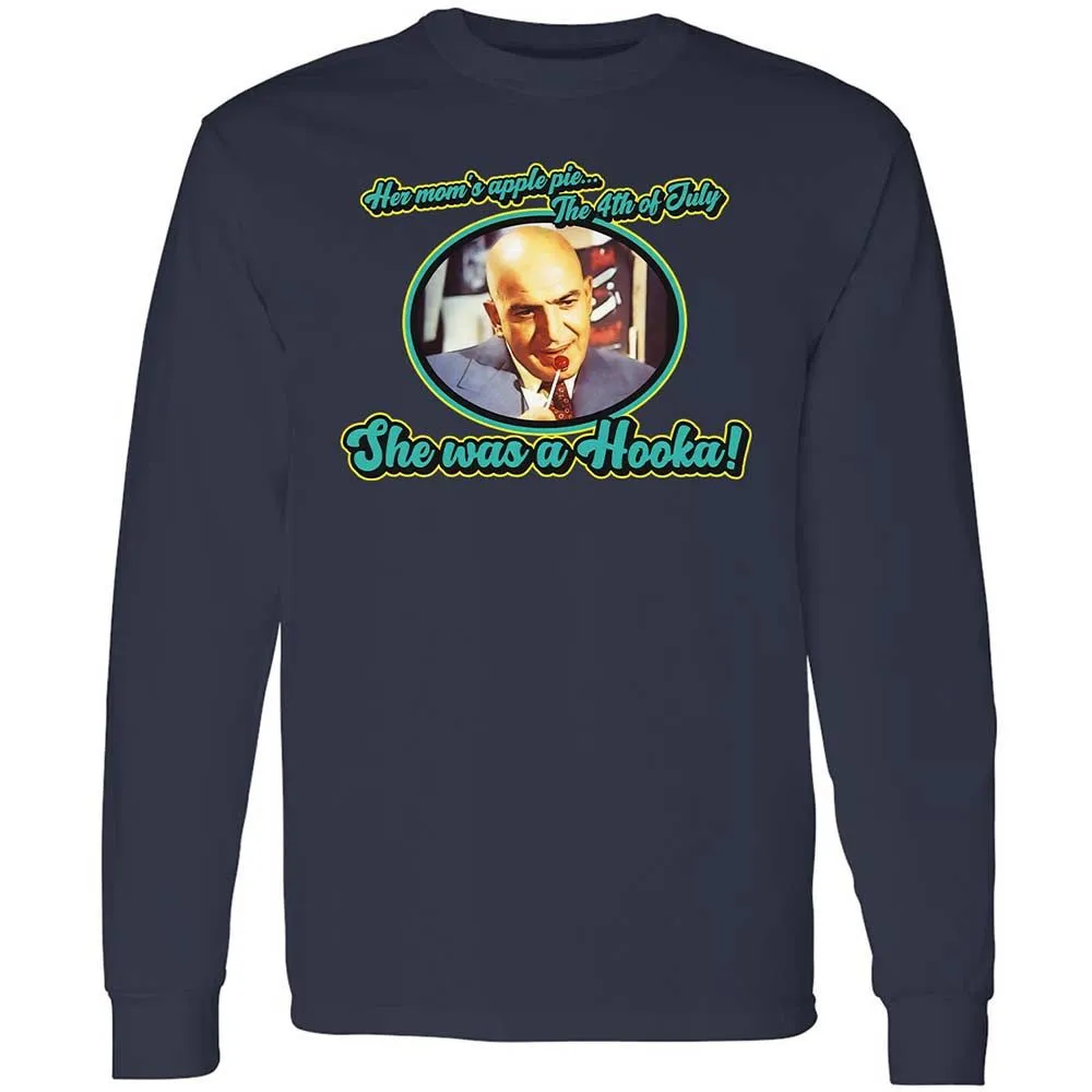 Long Sleeve T-Shirt - LJNX5168 - Navy - 2