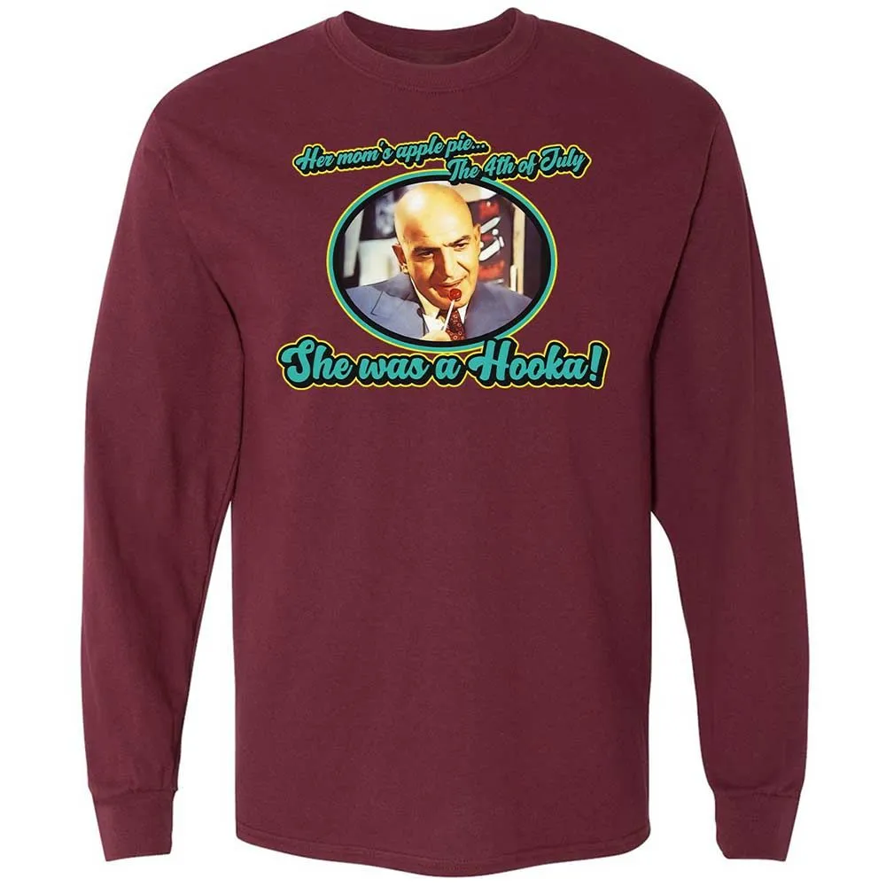 Long Sleeve T-Shirt - LJNX5168 - Maroon - 6