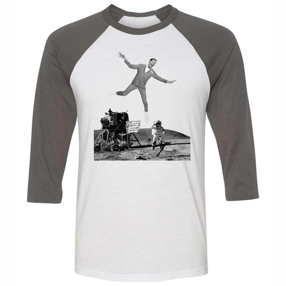 Unisex 3/4 Baseball Tee - MMTEZH6B - White/Asphalt - 2