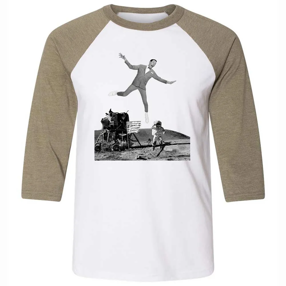 Unisex 3/4 Baseball Tee - MMTEZH6B - White/Heather Olive - 4