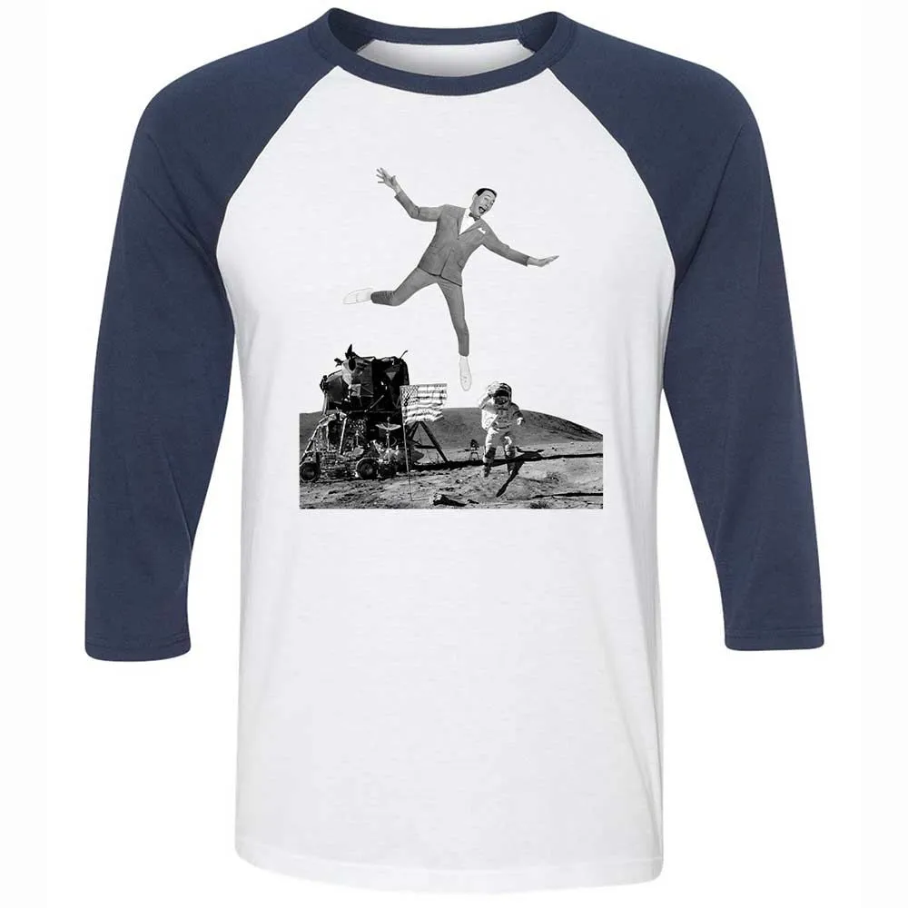 Unisex 3/4 Baseball Tee - MMTEZH6B - White/Navy - 8