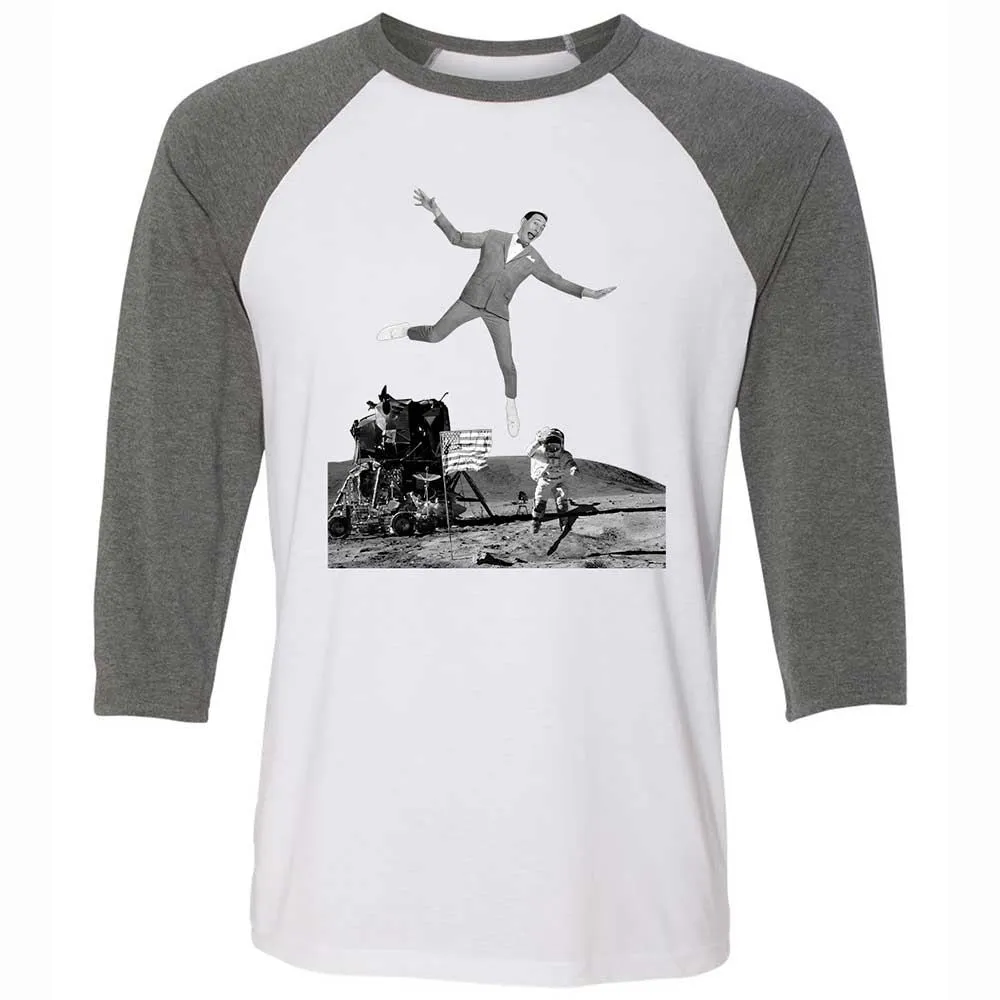 Unisex 3/4 Baseball Tee - MMTEZH6B - White/Deep Heather - 11