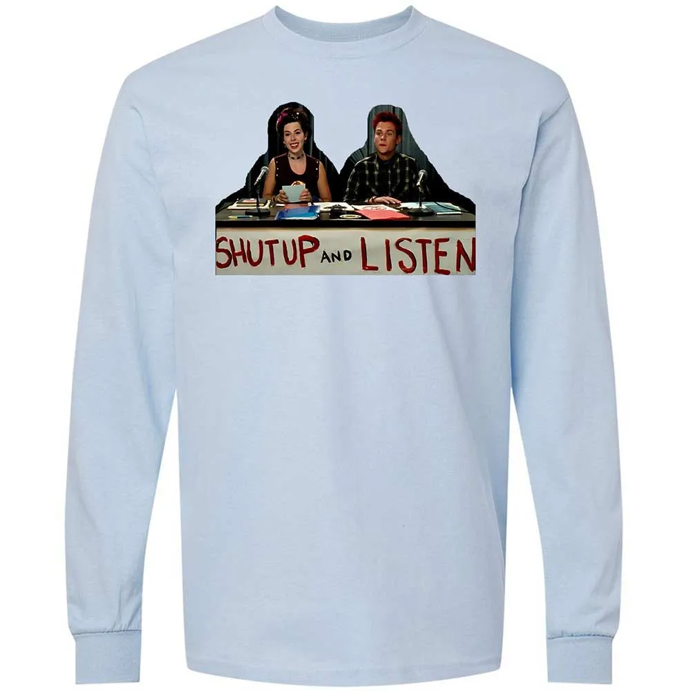 Long Sleeve T-Shirt - X1C5QY8Z - Light Blue - 4