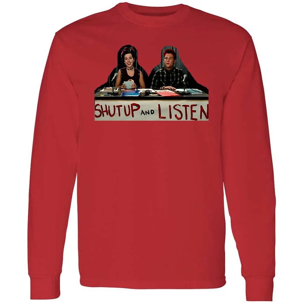 Long Sleeve T-Shirt - X1C5QY8Z - Red - 8