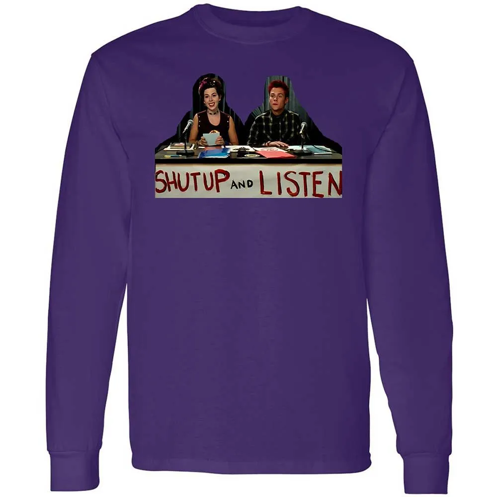 Long Sleeve T-Shirt - X1C5QY8Z - Purple - 9