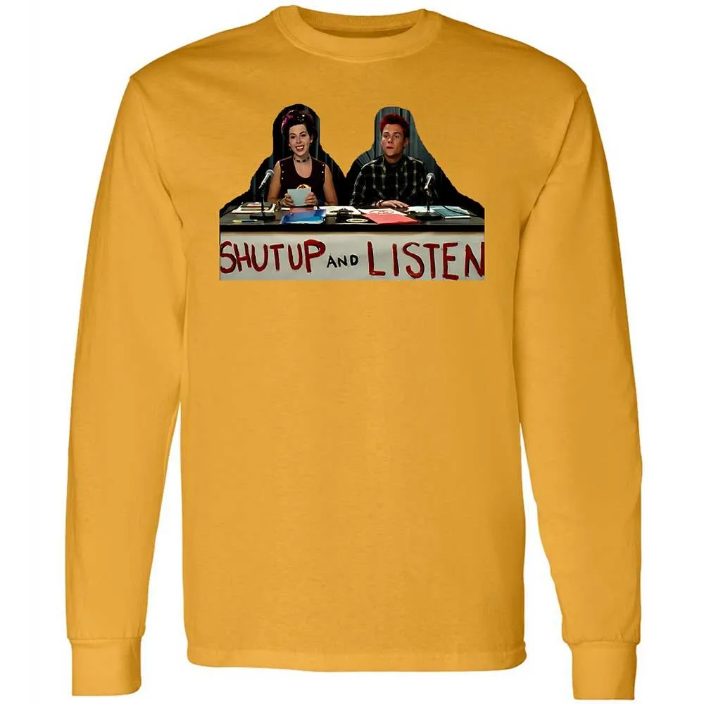 Long Sleeve T-Shirt - X1C5QY8Z - Gold - 10
