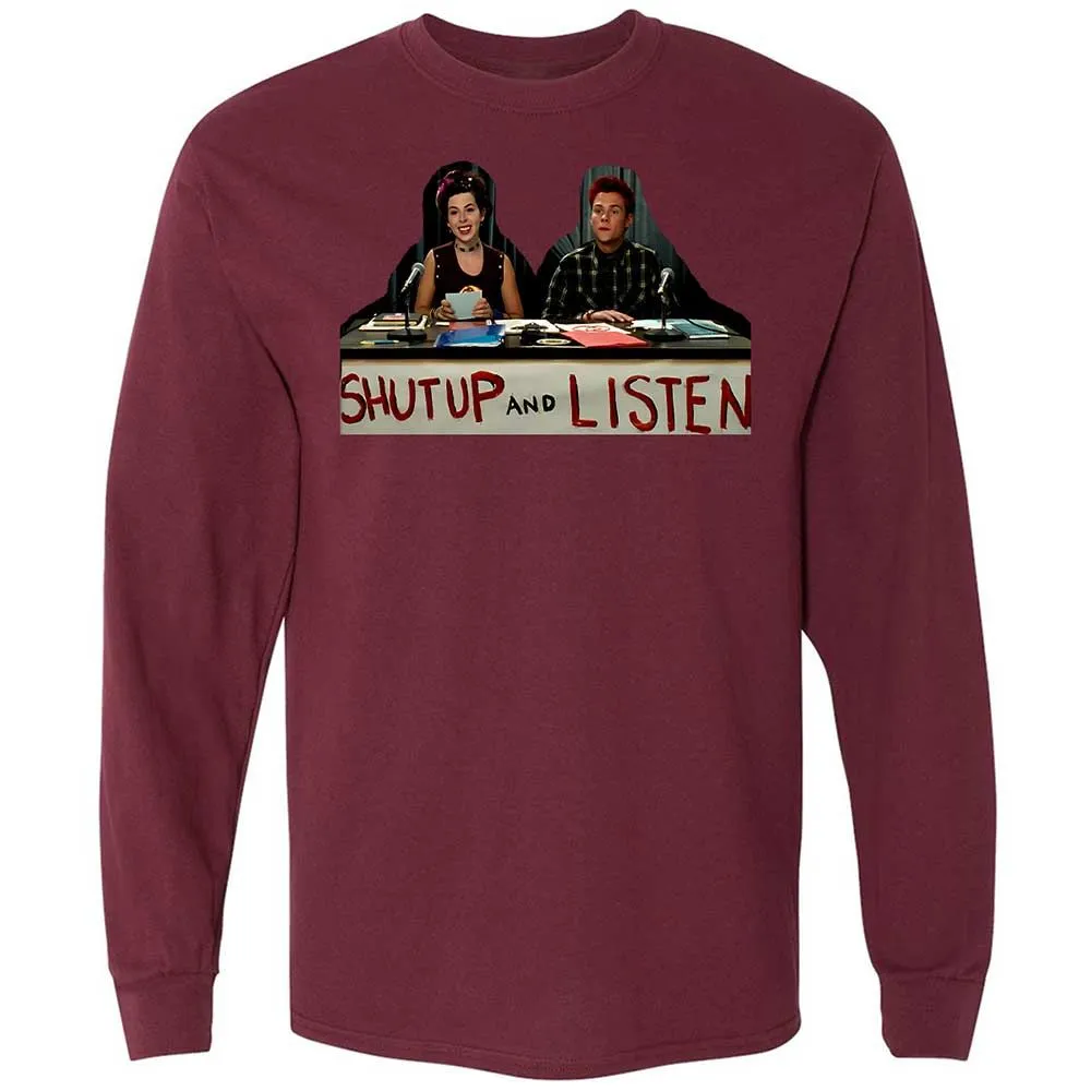 Long Sleeve T-Shirt - X1C5QY8Z - Maroon - 16