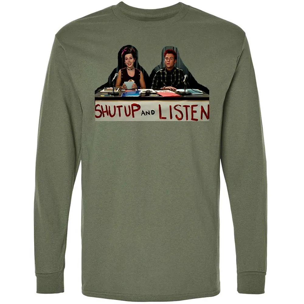 Long Sleeve T-Shirt - X1C5QY8Z - Military Green - 19