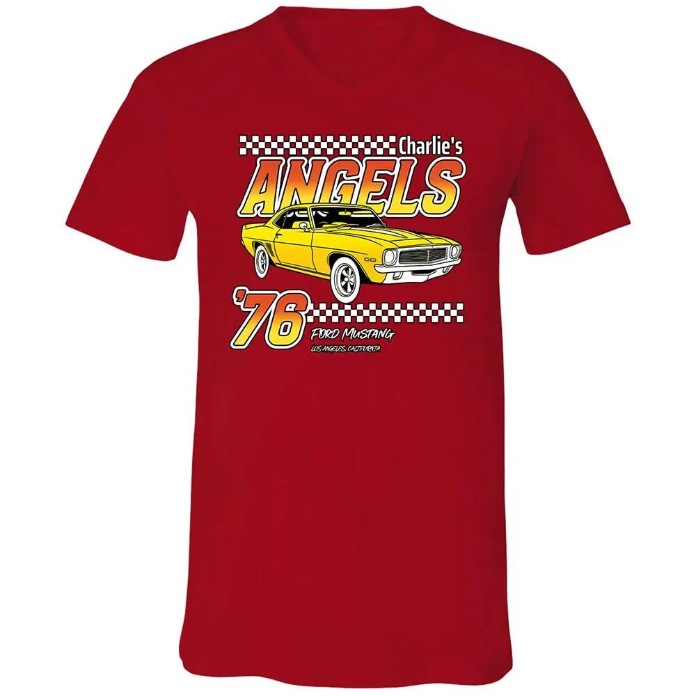 Unisex V-Neck T-Shirt - GM1ZNKHS - Red - 6