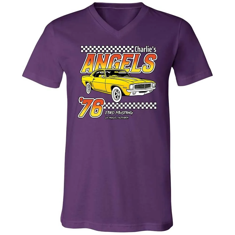 Unisex V-Neck T-Shirt - GM1ZNKHS - Team Purple - 10