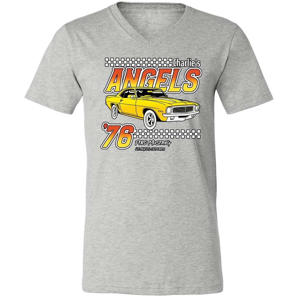 Unisex V-Neck T-Shirt - GM1ZNKHS - Athletic Heather - 15