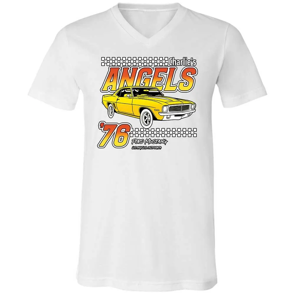 Unisex V-Neck T-Shirt - GM1ZNKHS - White - 16