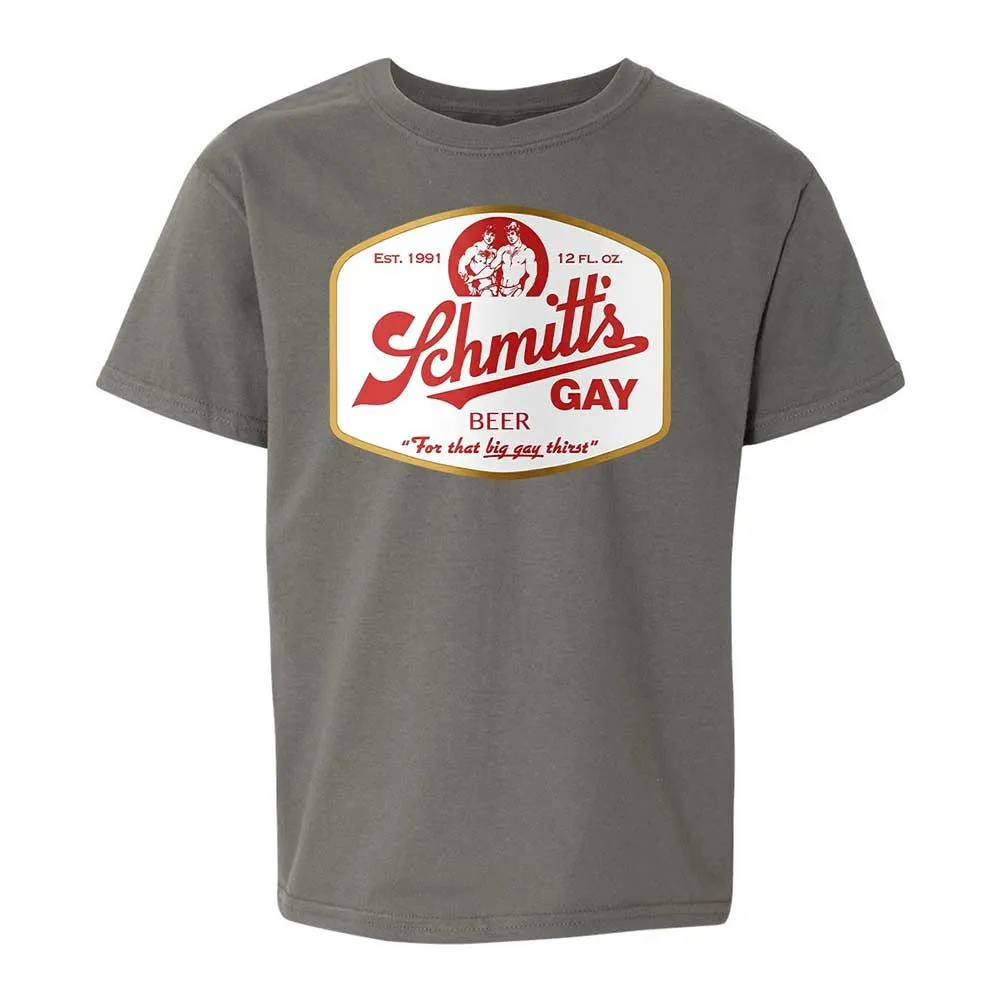 Schmitt's Gay Beer - Charcoal - 17