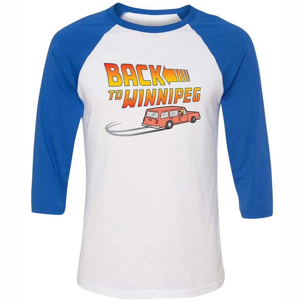 Unisex 3/4 Baseball Tee - EU8Z4K4H - White/True Royal - 10