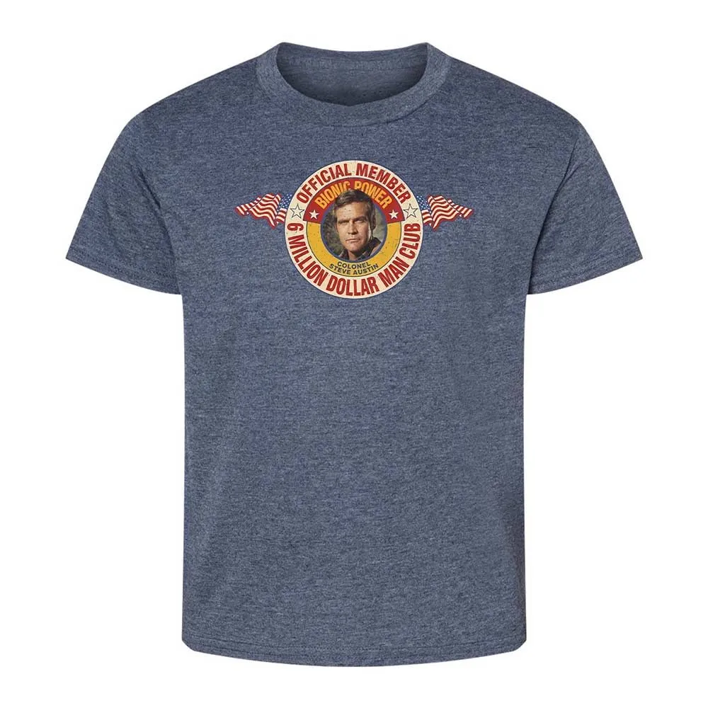 Kids T-Shirt - 5EUGM6CV - Heather Navy - 9