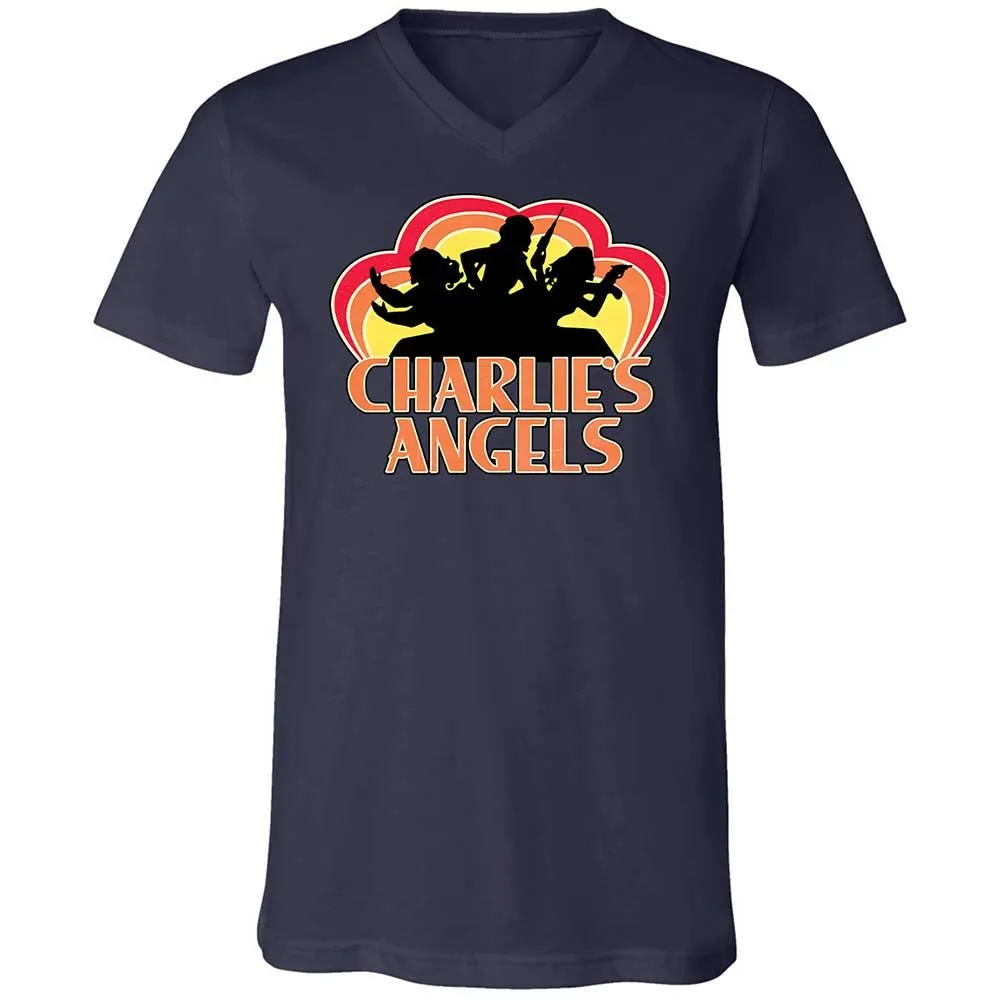 Unisex V-Neck T-Shirt - Z4CVRML5 - Navy - 2