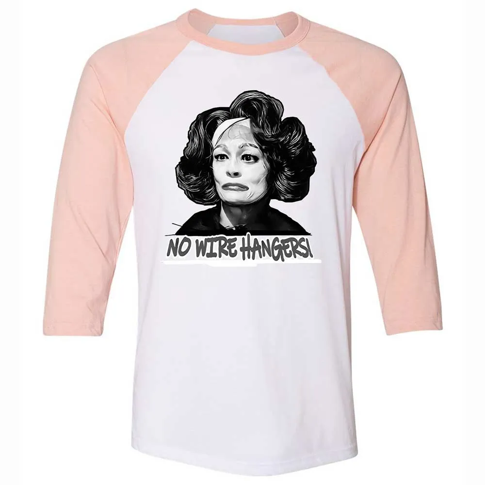 Unisex 3/4 Baseball Tee - AUA7FAJY - White/Heather Peach - 5