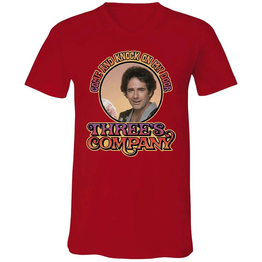 Unisex V-Neck T-Shirt - FR3ARW2U - Red - 6