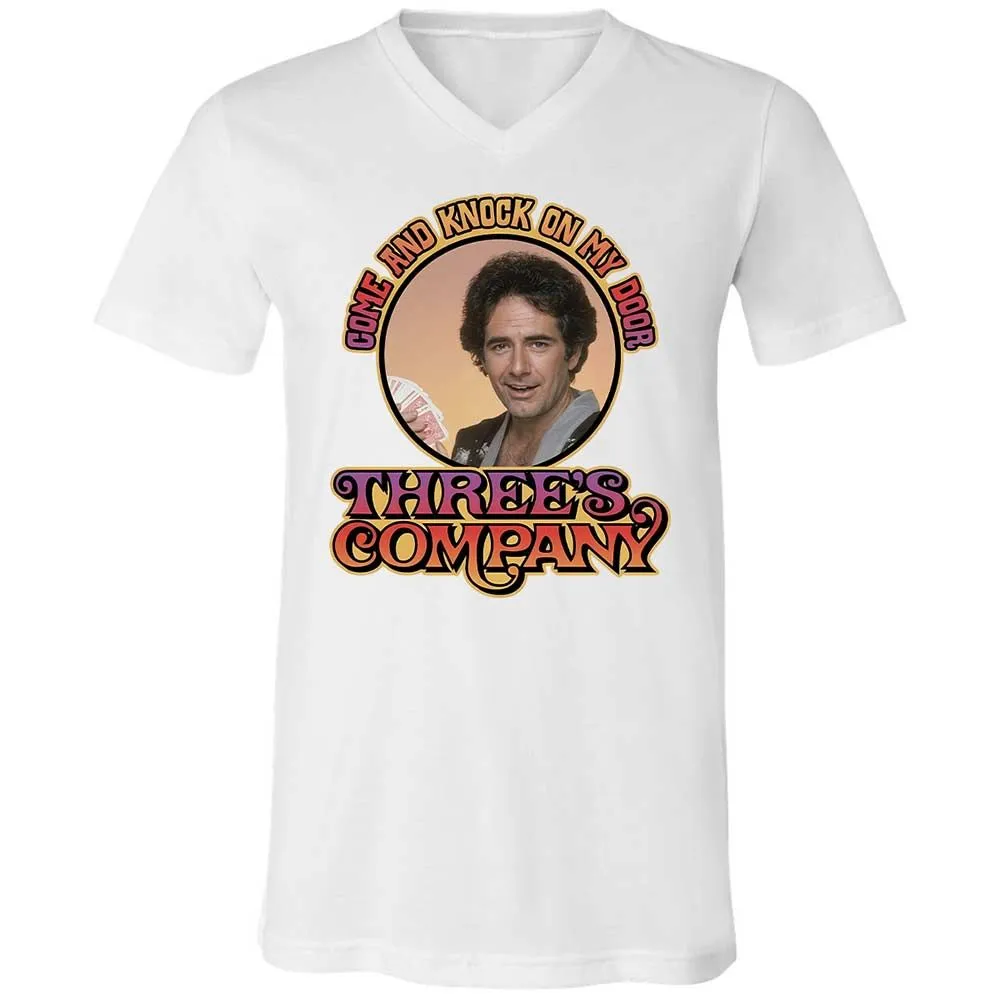 Unisex V-Neck T-Shirt - FR3ARW2U - White - 16