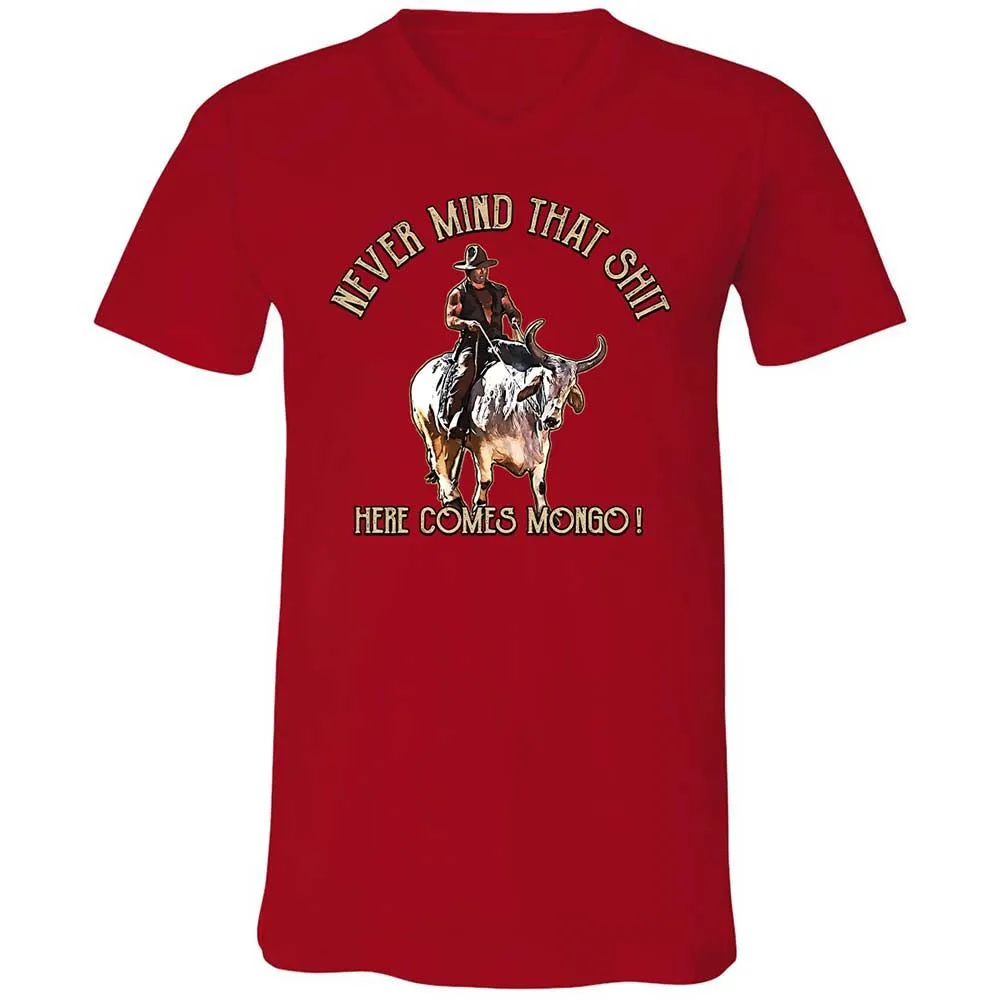 Unisex V-Neck T-Shirt - 2S7NAQ6A - Red - 5