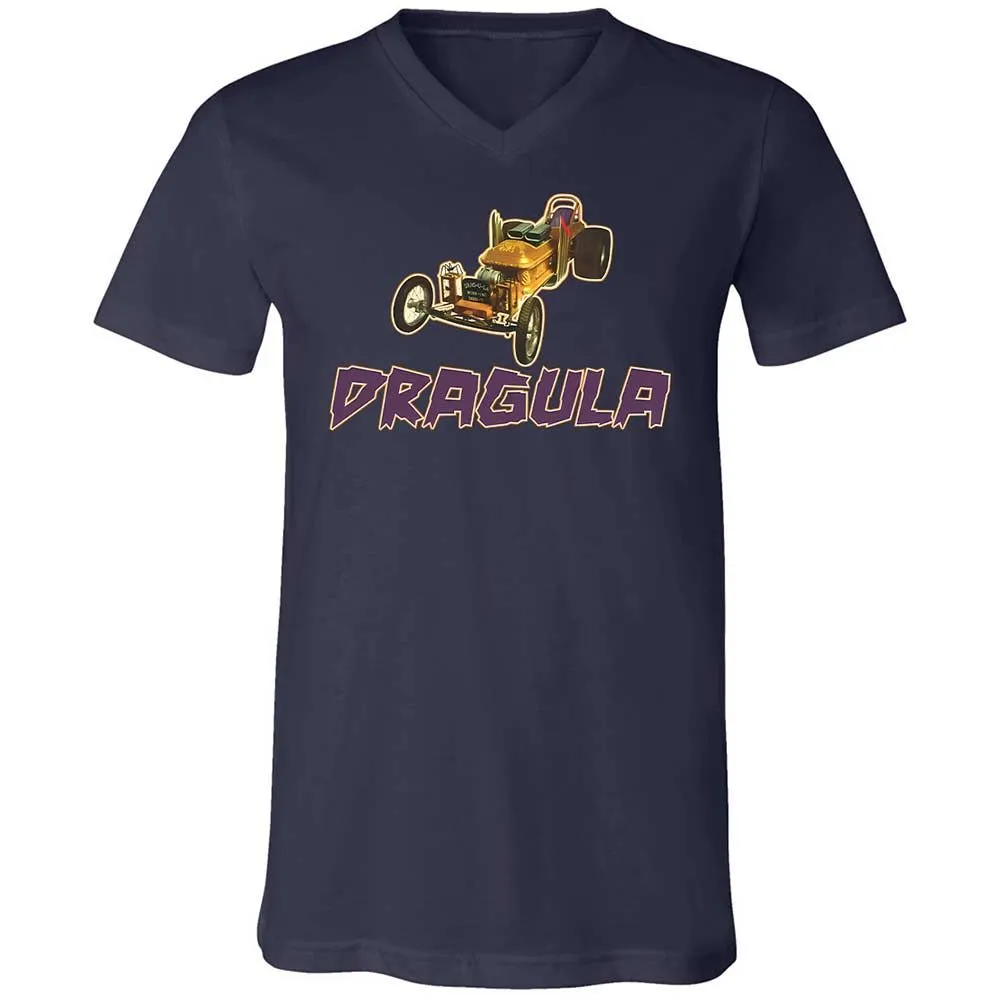 Unisex V-Neck T-Shirt - TTENFMZG - Navy - 2