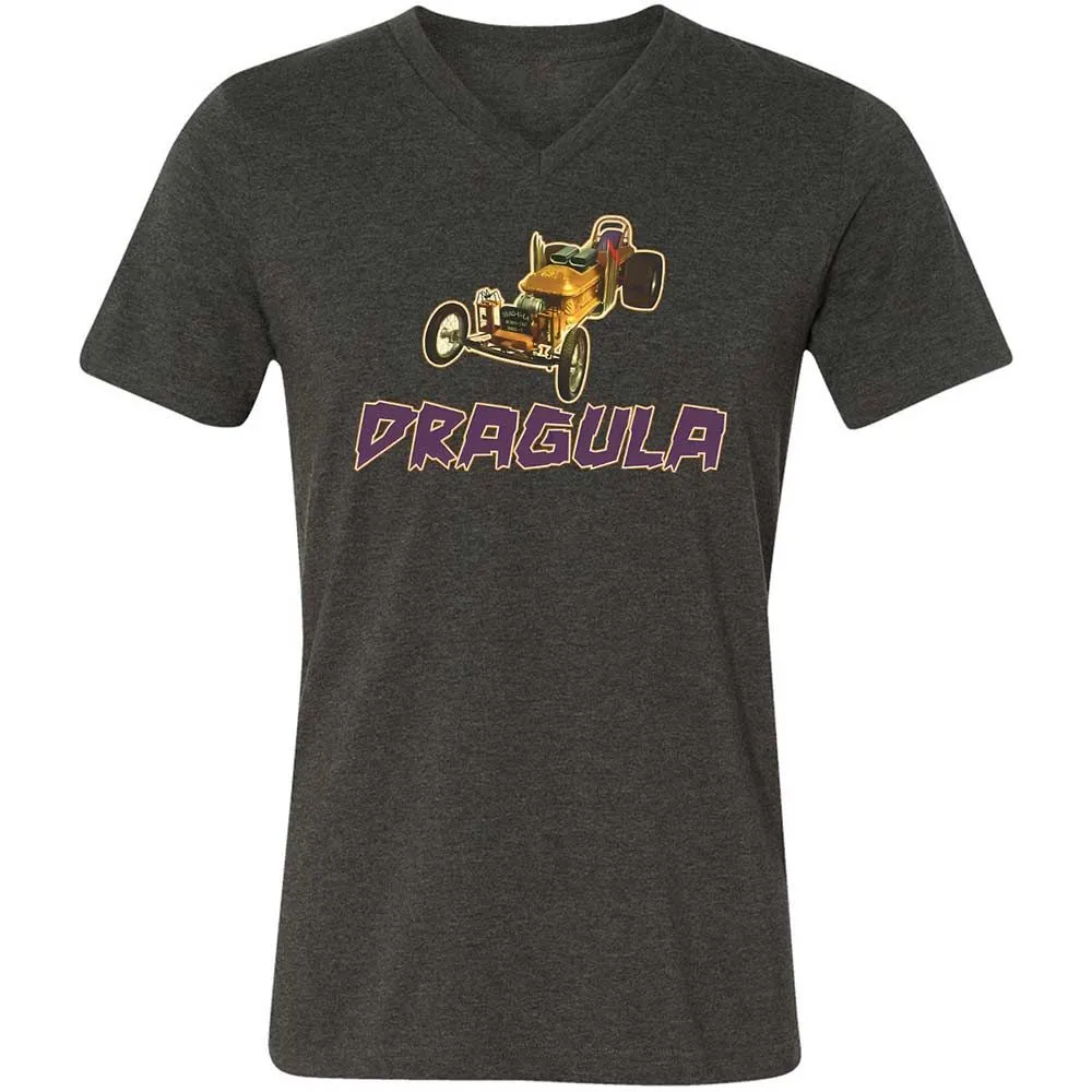 Unisex V-Neck T-Shirt - TTENFMZG - Dark Grey Heather - 9