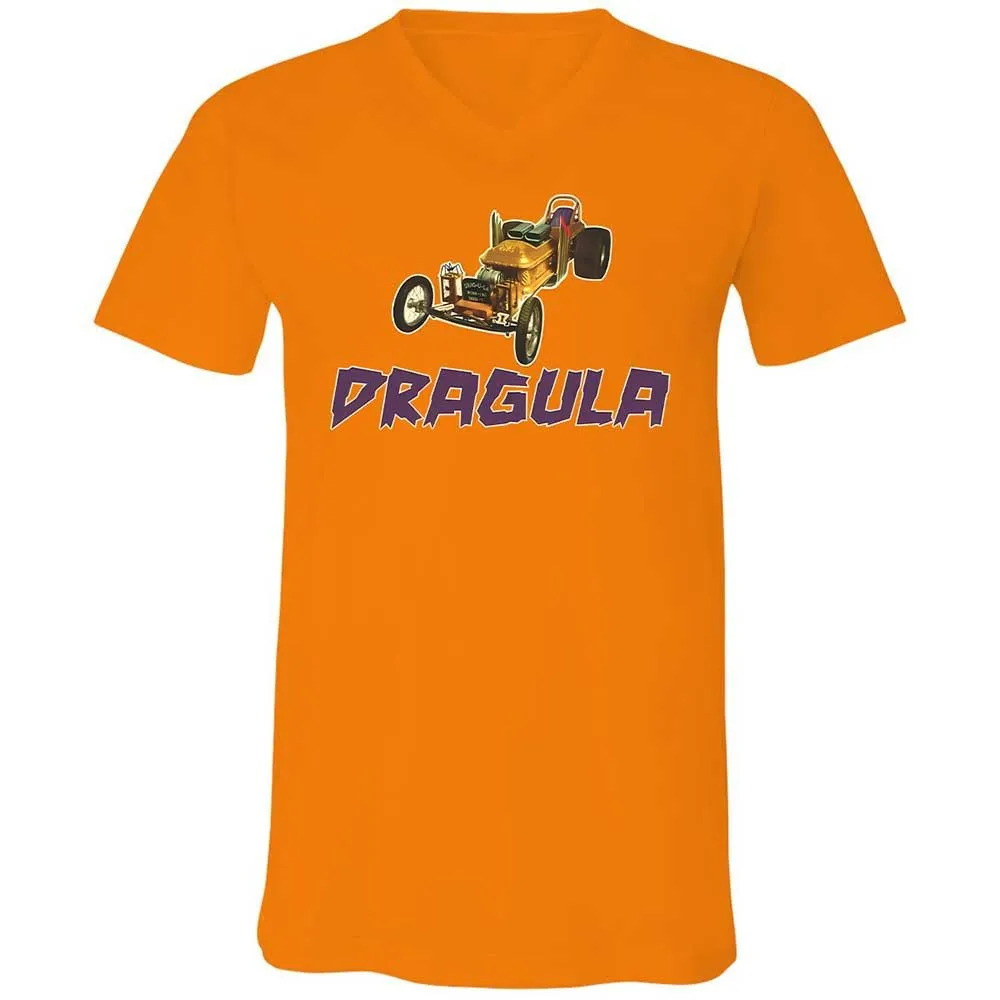 Unisex V-Neck T-Shirt - TTENFMZG - Orange - 12