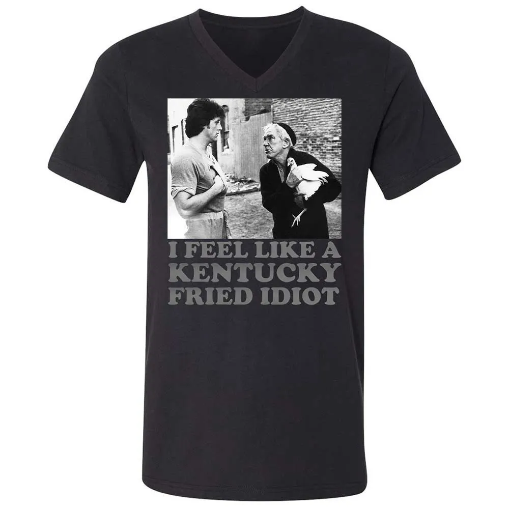 Unisex V-Neck T-Shirt - EJASL6Y7 - Black - 11