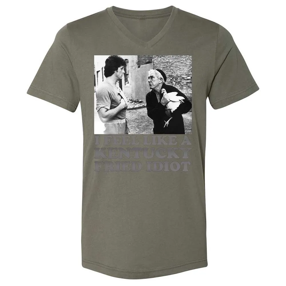 Unisex V-Neck T-Shirt - EJASL6Y7 - Military Green - 15
