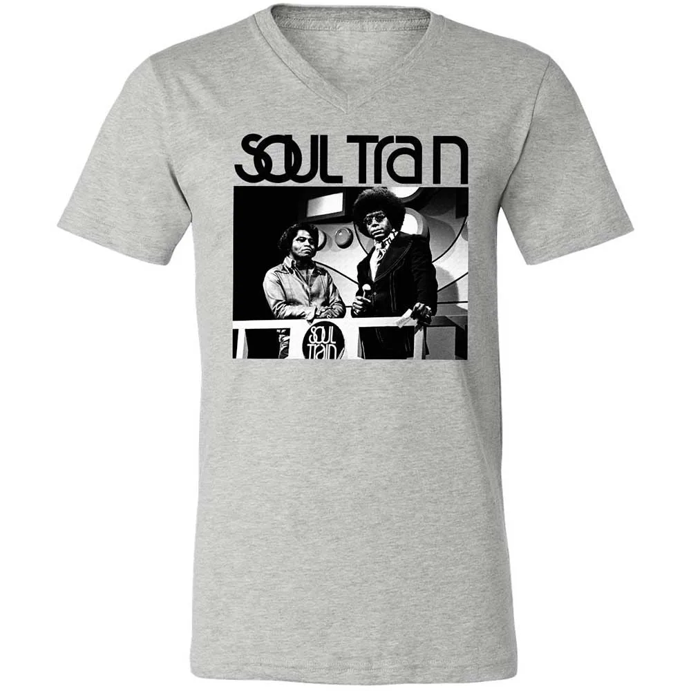 Unisex V-Neck T-Shirt - ZE2TW4LG - Athletic Heather - 2