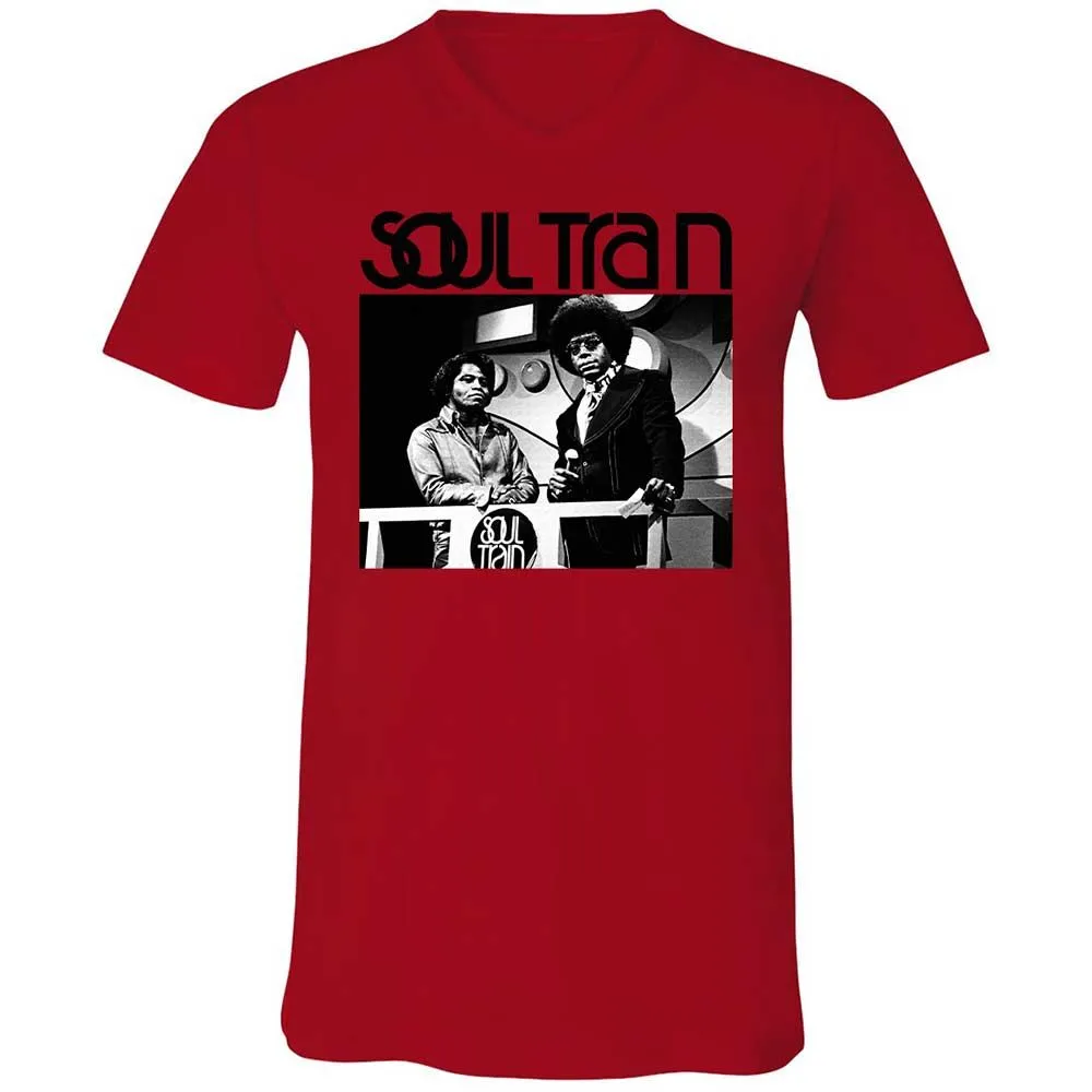 Unisex V-Neck T-Shirt - ZE2TW4LG - Red - 5