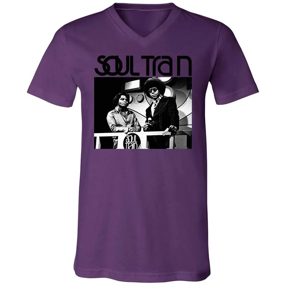 Unisex V-Neck T-Shirt - ZE2TW4LG - Team Purple - 10