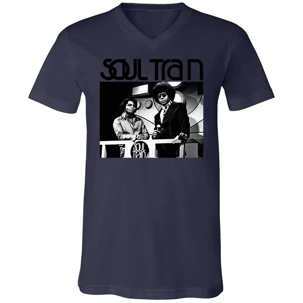 Unisex V-Neck T-Shirt - ZE2TW4LG - Navy - 12