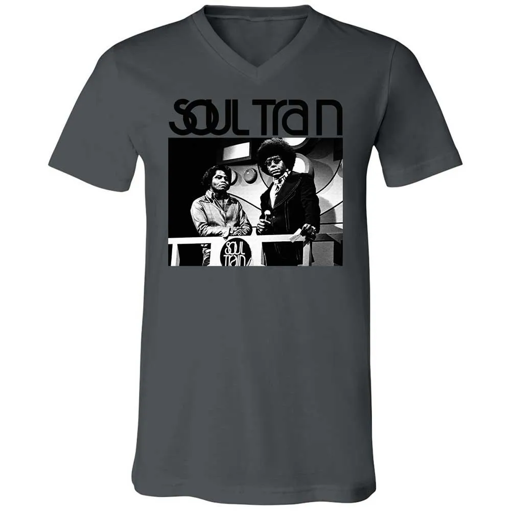 Unisex V-Neck T-Shirt - ZE2TW4LG - Asphalt - 16