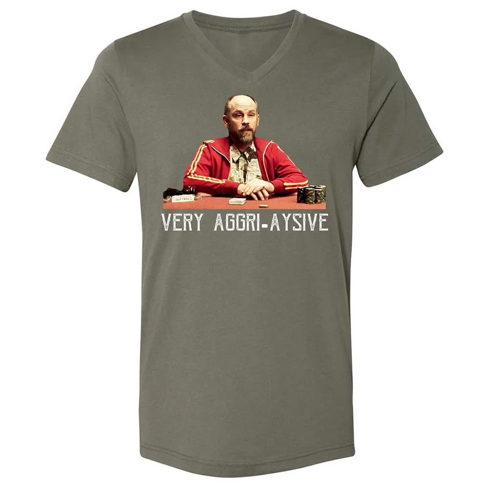 Unisex V-Neck T-Shirt - F4ZN6TWT - Military Green - 11