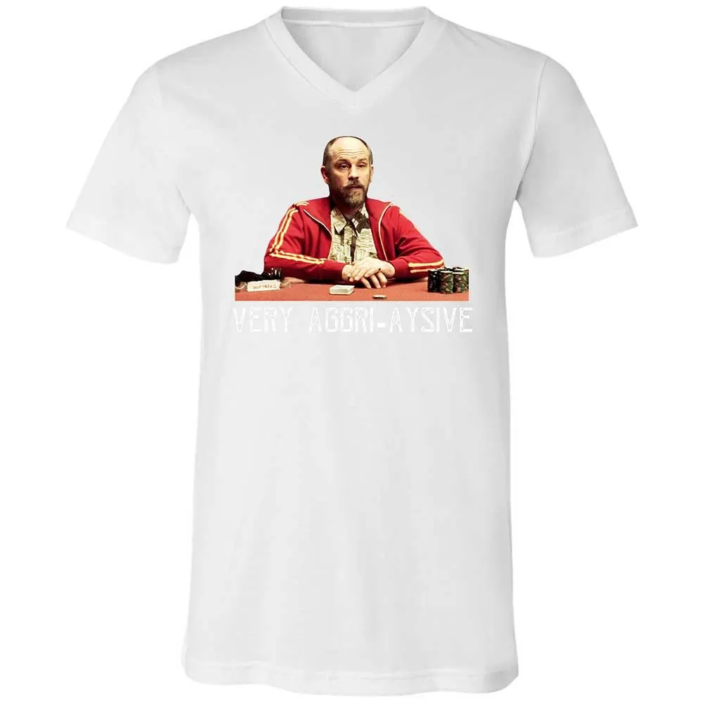Unisex V-Neck T-Shirt - F4ZN6TWT - White - 16