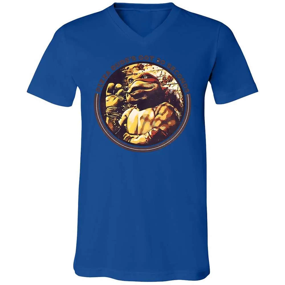 Unisex V-Neck T-Shirt - TMX7ZPRY - True Royal - 3