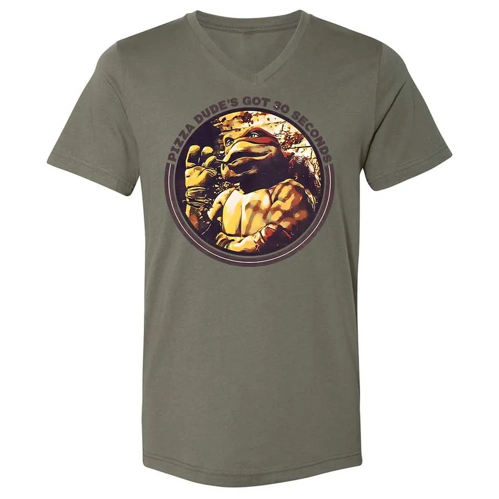 Unisex V-Neck T-Shirt - TMX7ZPRY - Military Green - 15