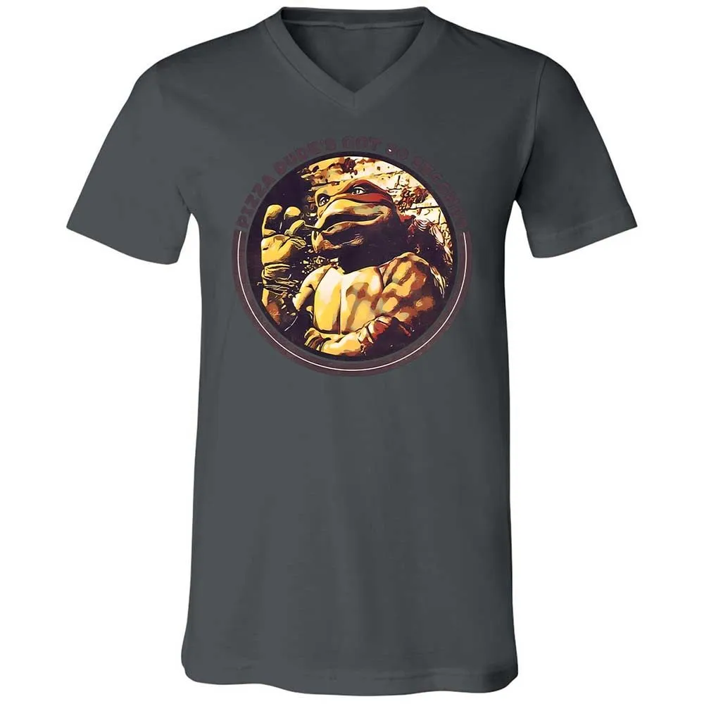 Unisex V-Neck T-Shirt - TMX7ZPRY - Asphalt - 16