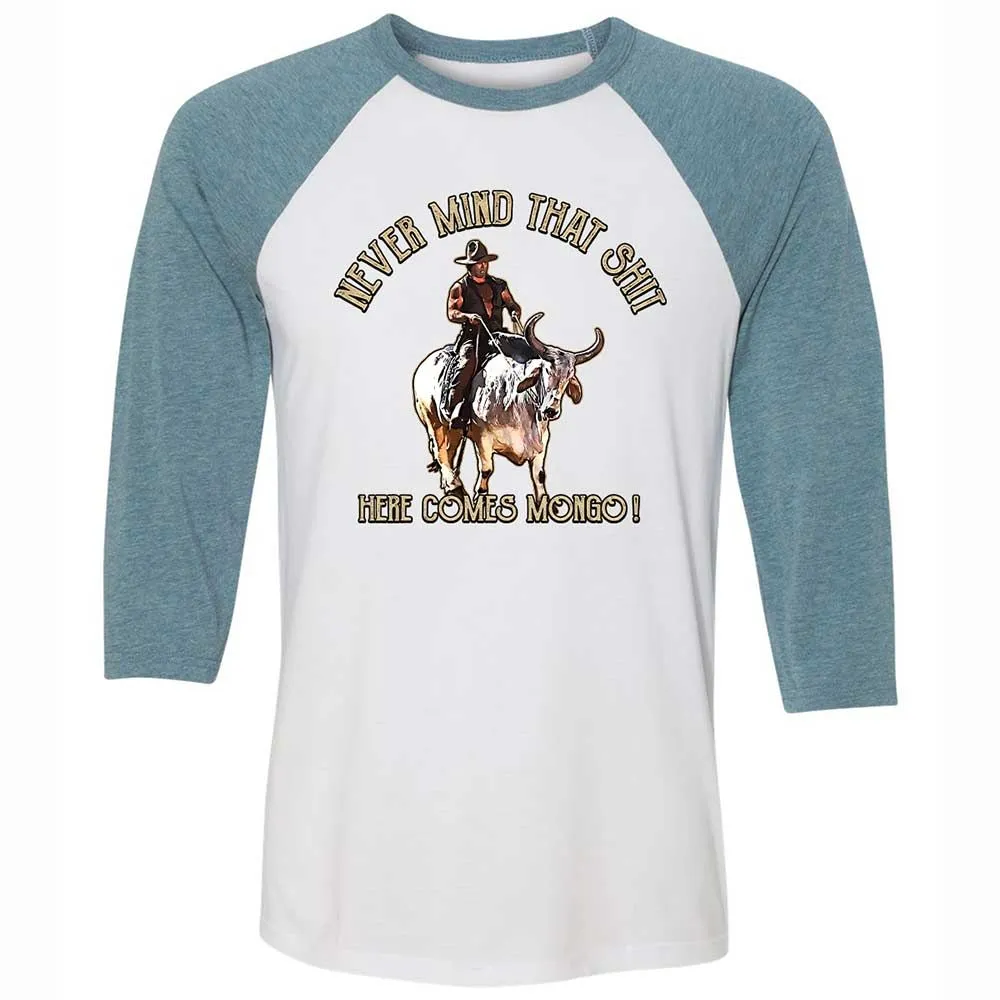 Unisex 3/4 Baseball Tee - JL8LDBCX - White/Denim - 3