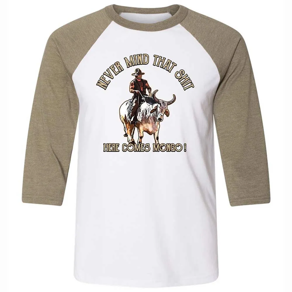 Unisex 3/4 Baseball Tee - JL8LDBCX - White/Heather Olive - 4
