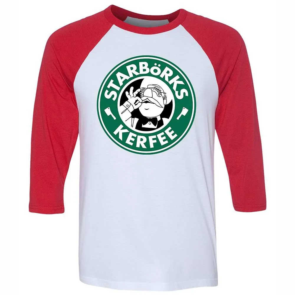 Unisex 3/4 Baseball Tee - DLQ1VRLW - White/Red - 9