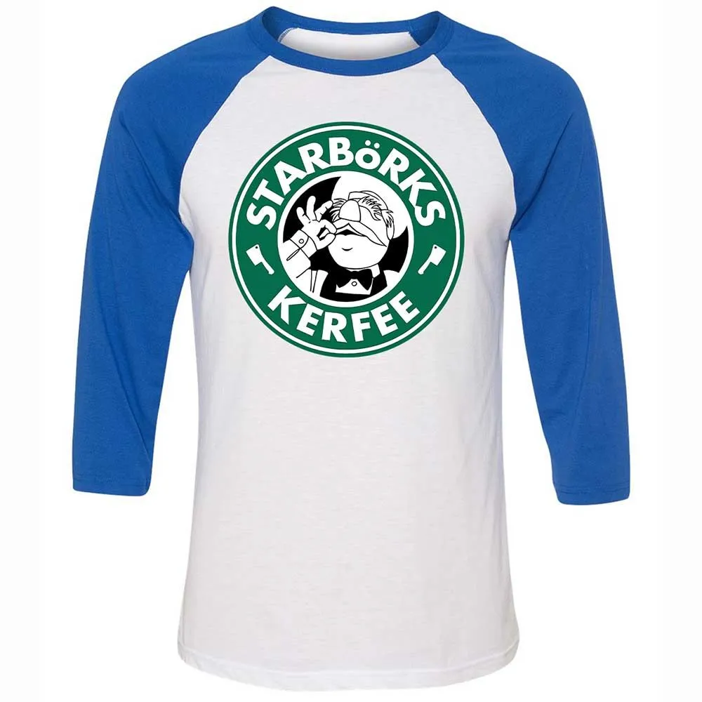 Unisex 3/4 Baseball Tee - DLQ1VRLW - White/True Royal - 10