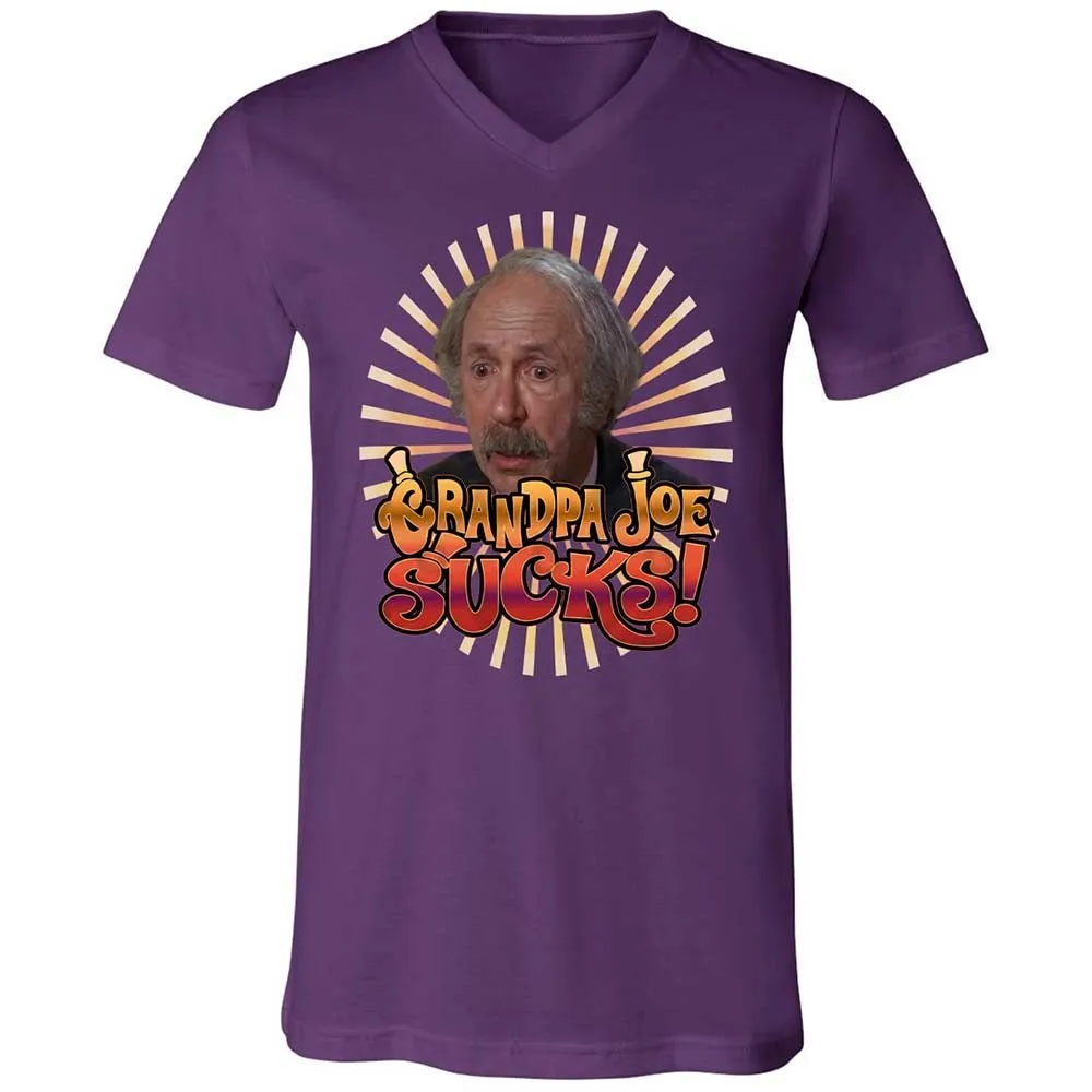 Unisex V-Neck T-Shirt - KPHQ4YLT - Team Purple - 10