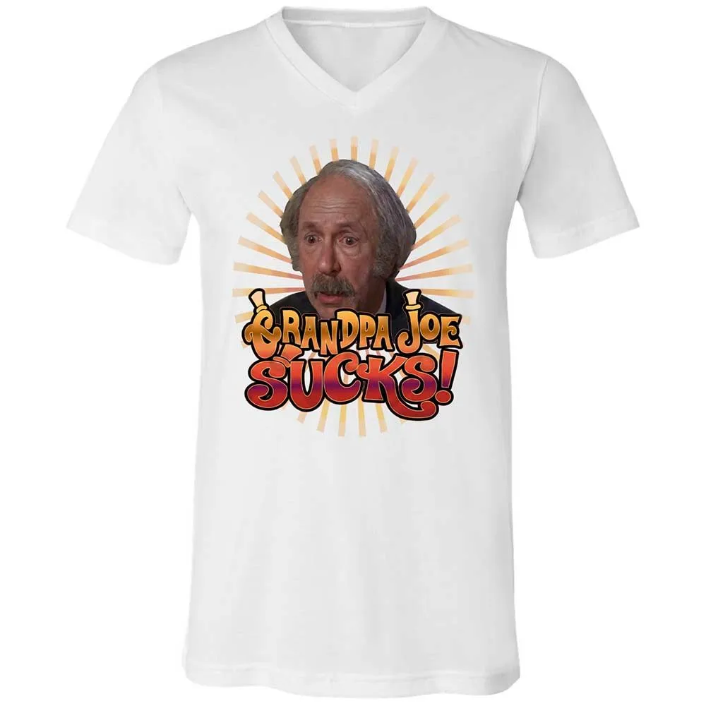 Unisex V-Neck T-Shirt - KPHQ4YLT - White - 16