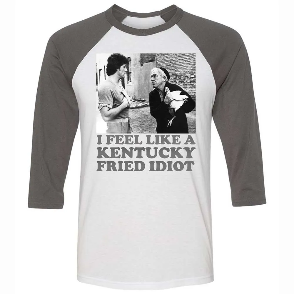Unisex 3/4 Baseball Tee - FCRSN2D1 - White/Asphalt - 2
