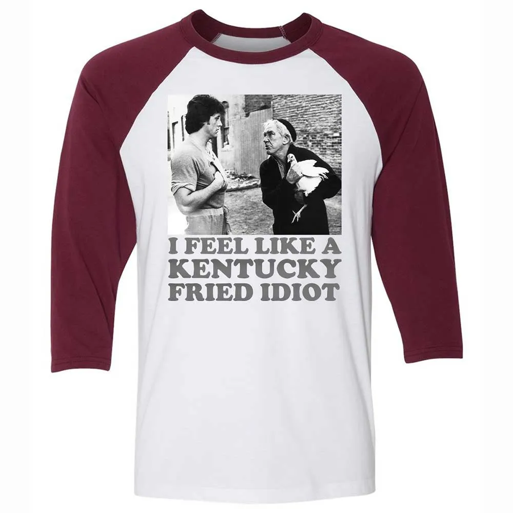 Unisex 3/4 Baseball Tee - FCRSN2D1 - White/Maroon - 7