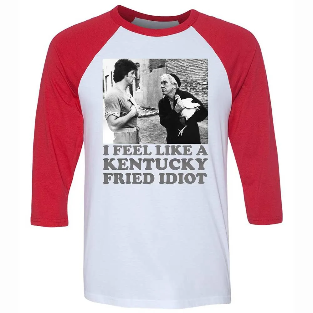 Unisex 3/4 Baseball Tee - FCRSN2D1 - White/Red - 9